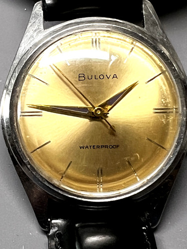 Bulova manual wind clean - bulova,