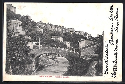 Cartolina sanremo vecchio - sanremo,,