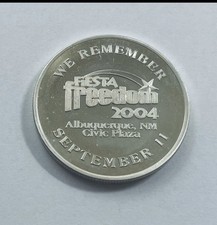 2004 Albuquerque Civic Plaza 1 oz 999 argento fine tondo