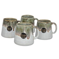 Set tazzine caffè Barcella fatte a mano in gres arte ceramica x4 smaltate made in Portugal