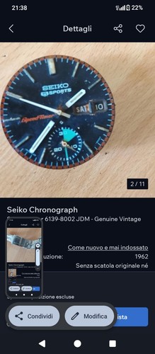 Orologio per parti ricambio - per,