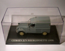 CITROEN 2CV Furgone scala 1/43 in vetrinetta display case fourgonnette 1958