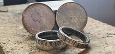 Anello da moneta 500 lire argento, Coin Rings, dollari, sterline e altre monete.