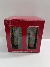 Set bicchieri vetro crate - set,