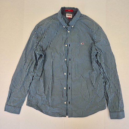 Tommy jeans camicia blu - camicia, xl