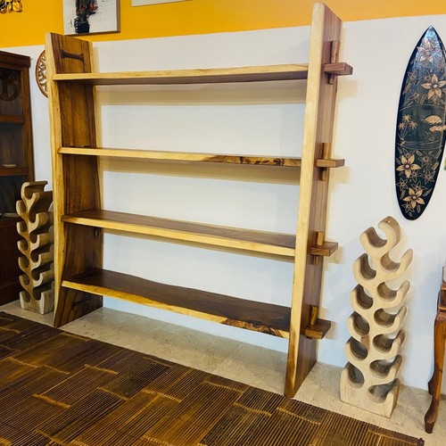 Libreria etnica legno massello