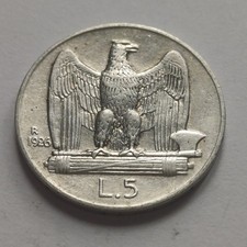 Silver coin lire aquilotto - coin,
