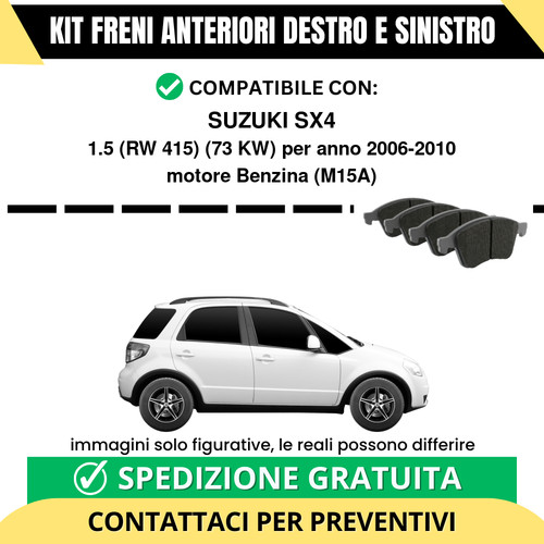 Pastiglie freno anteriori - freno, per