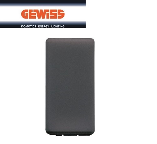 Copriforo gewiss system black - gewiss,