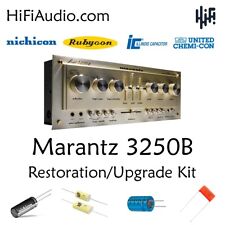 Marantz 3250B preamplificatore ricostruzione restauro recap service kit riparazione condensatore