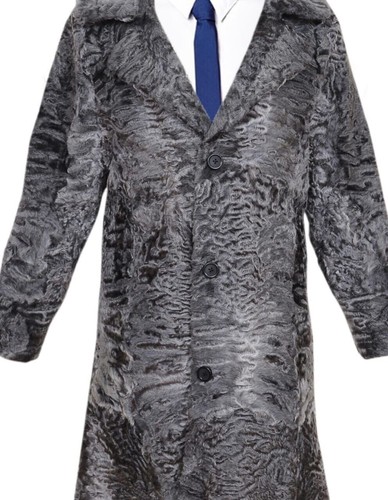 Cappotto lungo uomo grigio