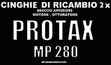 ★KIT CINGHIE DI RICAMBIO MOTORE/BRACCIO 2 x PROIETTORE BIPASSO PROTAX MP 280★