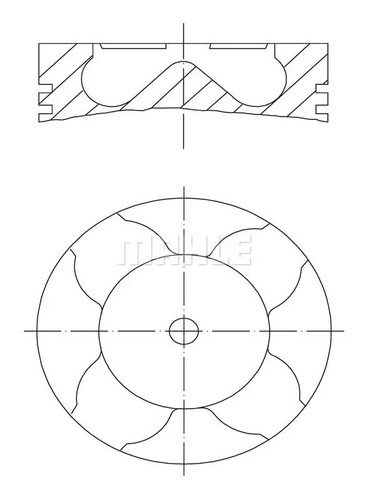Pistone motore 081 - pi, 00103