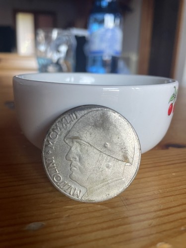 Moneta lire mussolini - 20,