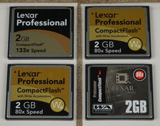 Set 4 schede di memoria CF