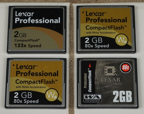 Set schede memoria cf - set, 4