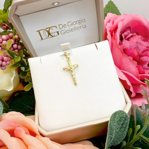 Ciondolo croce con - cristo, da