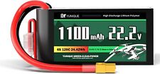 Batteria Lipo 22.2V 1100mAh 120C XT60 6 celle per veicoli aerei RC