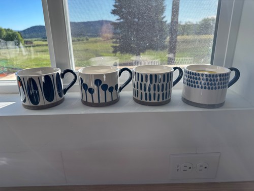 Set tazze ceramica - ceramica, (12)
