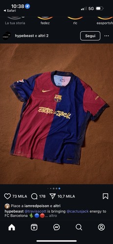 Maglia barcellona travis - x,