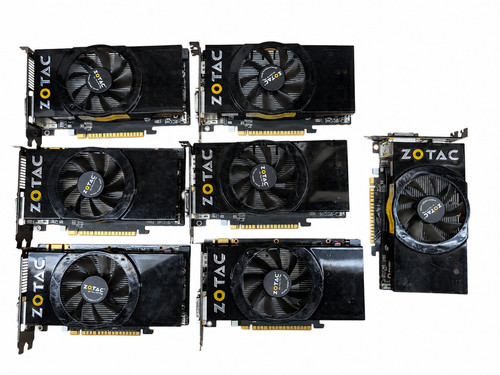 Lot zotac gts450 - 7x, video