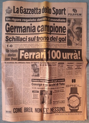 Giornale mondiali italia - giornale, 90