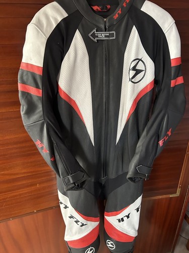 Tuta moto pelle fly - hy,