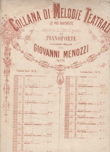 Spartito collana melodie - spartito,