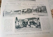 GENOA vs LIVERPOOL   , AMICHEVOLE 1922 -   GIORNALE 1922