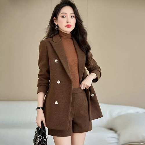 Completo donna marrone giacca - marrone,