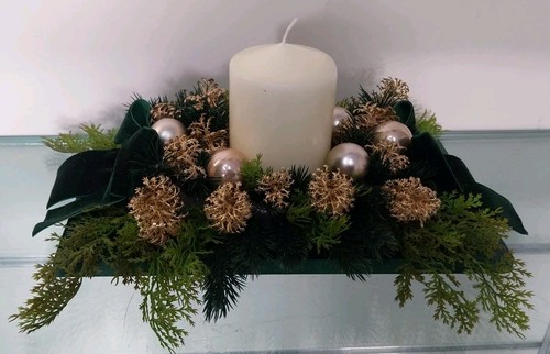 Centrotavola natalizio con - centrotavola,