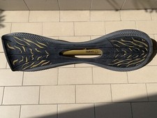 SKATE BOARD 2 RUOTE WAVEBOARD, oxelo, oro e nero con fiamme oro