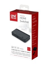 One for all HDMI Switcher collega fino a 3 dispositivi Hdmi alla TV
