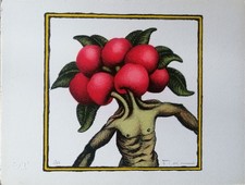 VANNI VIVIANI - 2 litografie origin. L'albero mitico. Nel triangolo impossibile