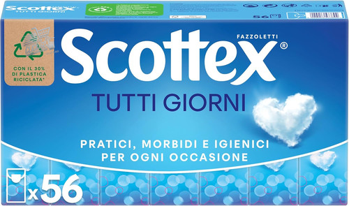 Fazzoletti carta scottex tutti - carta,