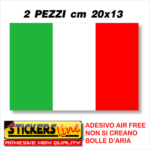 2pz adesivo bandiera - , 2pz.