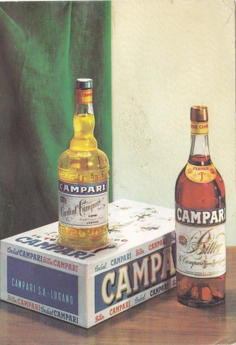 Cartolina pubblicita campari - pubblicita',