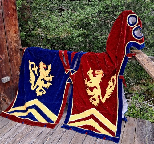 Caparison bardo cavallo - bardo,