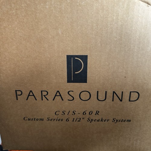 Parasound 60 r - cs/s,