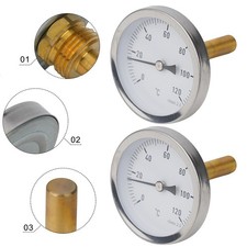 2pz Termometro con Guaina in