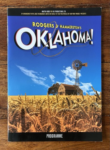 Oklahoma tour programme - oklahoma,