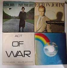 LOTTO 20x ELTON JOHN 7" 45 giri disco vinile