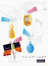 PUBBLICITA' 1951 GI.VI.EMME PROFUMI INSIDIA TABACCO D'HARAR CONTESSA AZZURRA