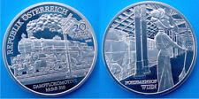 AUSTRIA 20 E 2008 ARGENTO PROOF SILVER ÖSTERREICH TRAIN TRENO RAILWAY LA BELLA E