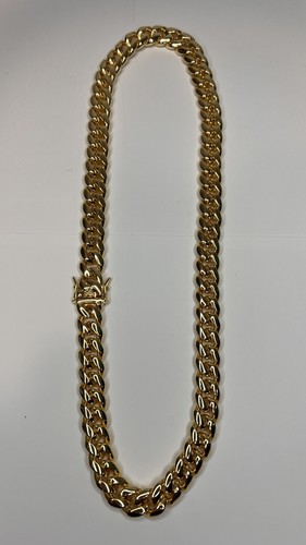 Catena cubana placcata - , 14k