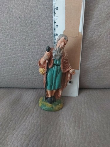 Vecchia statuina presepe - presepe,