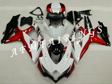 Kit carena carrozzeria stampo iniezione ABS bianco rosso pannello per GSXR600/750 08-10