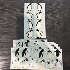 Lotto di 19 fogli adesivi