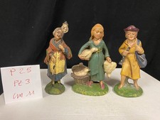 Statuina  presepe vintage in pasta 11cm