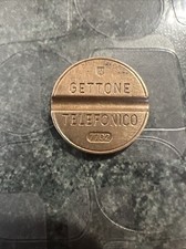gettone telefonico raro 7702 Con Cornetta Tel Girata 